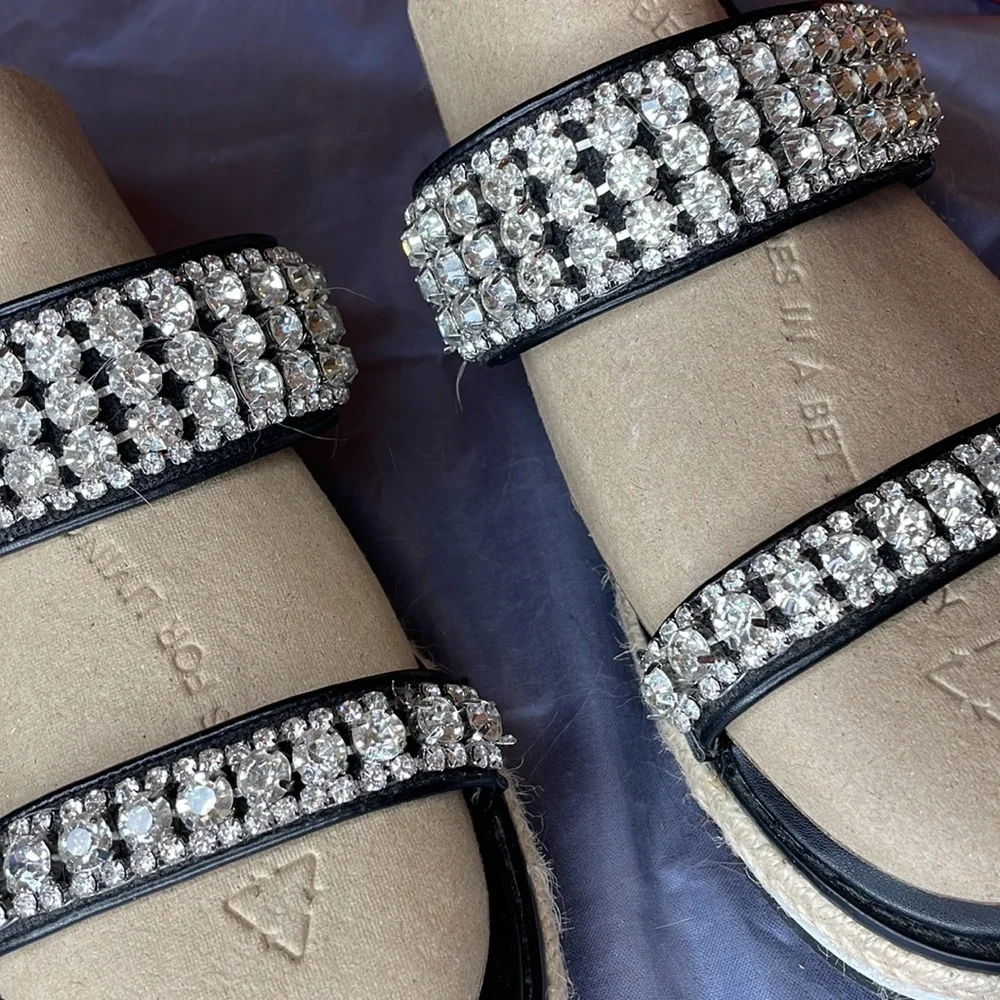 J Lo blinged out shoes